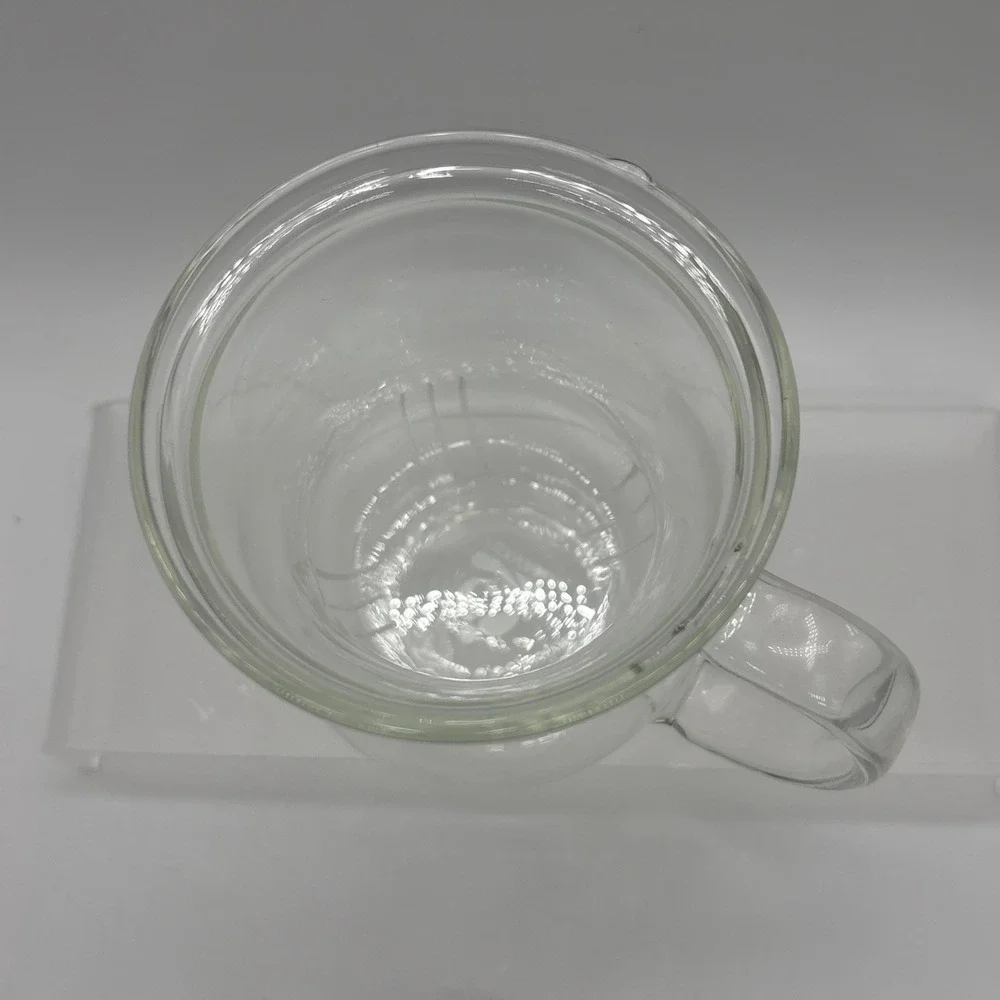 Teavana Joli Clear Glass Mug with Infuser Basket and Lid 10 oz GUC